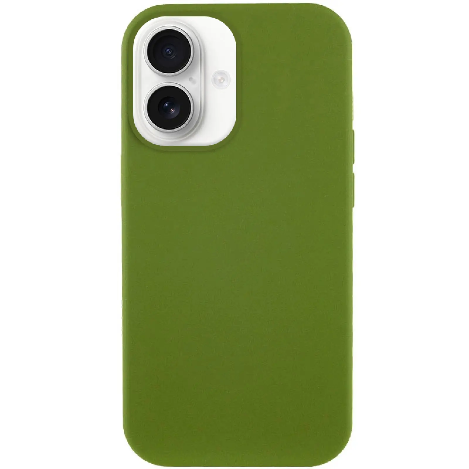 Чохол Silk Full Protective (AA) NO LOGO для Apple iPhone 16 (6.1"), Зелений / Dark Olive, Силікон