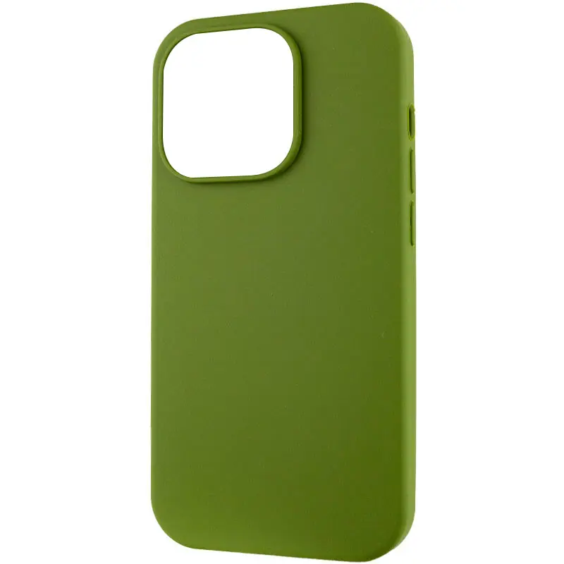 Чохол Silk Full Protective (AA) NO LOGO для Apple iPhone 16 (6.1"), Зелений / Dark Olive 4, Силікон