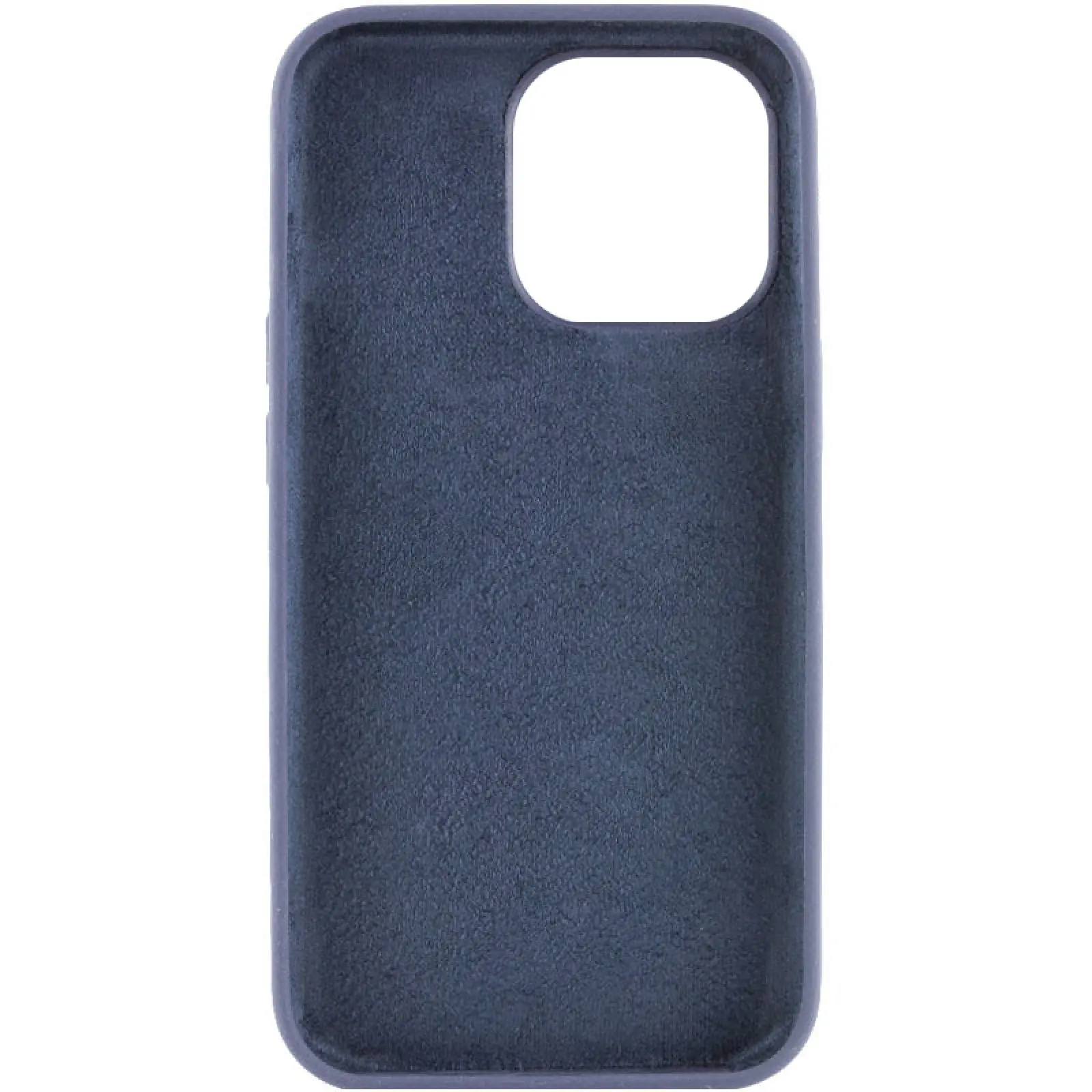 Чохол Silk Full Protective (AA) NO LOGO для Apple iPhone 16 (6.1"), Темно-синій / Midnight blue 1, Силікон