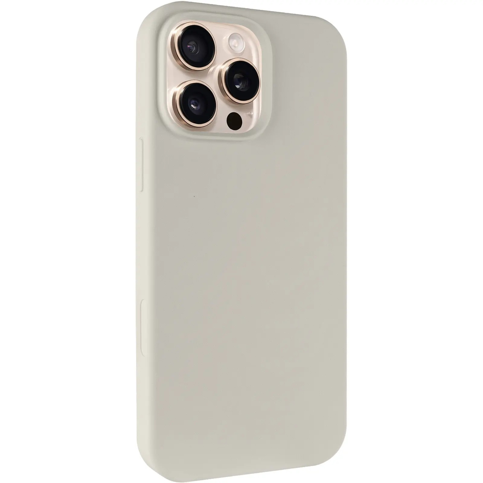 Чохол Silk Full Protective (AA) NO LOGO для Apple iPhone 16 Pro (6.3"), Бежевий / Antique White, Силікон