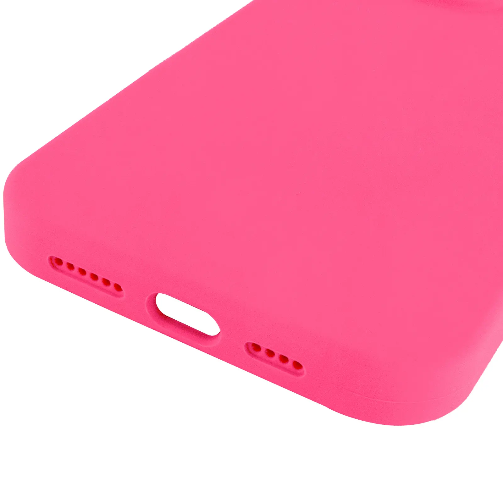 Чохол Silk Full Protective (AA) NO LOGO для Apple iPhone 16 Pro (6.3"), Рожевий / Barbie pink 4, Силікон