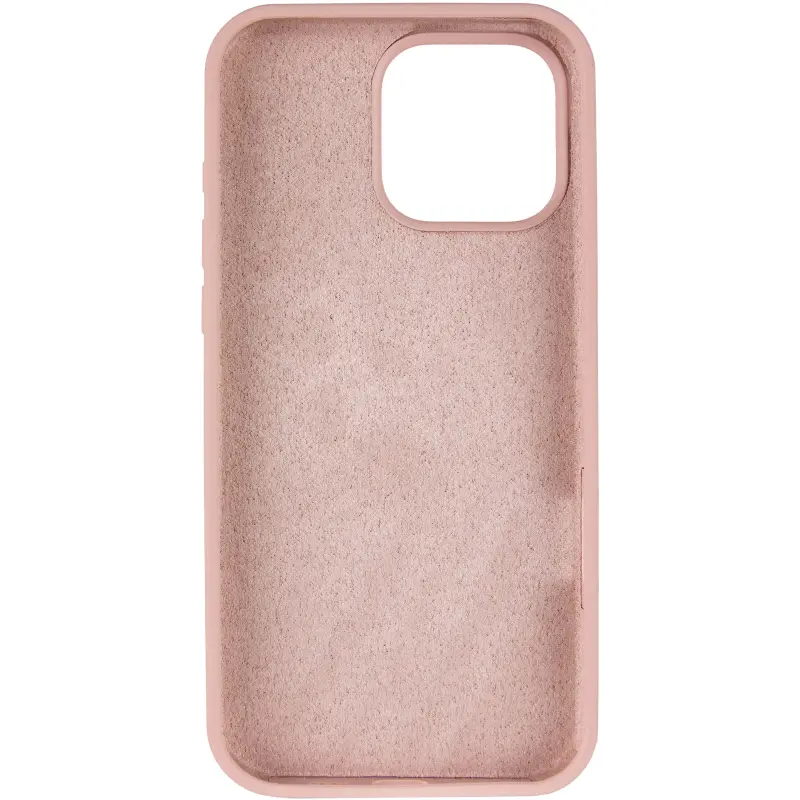 Чохол Silk Full Protective (AA) NO LOGO для Apple iPhone 16 Pro (6.3"), Рожевий / Pink Sand 2, Силікон