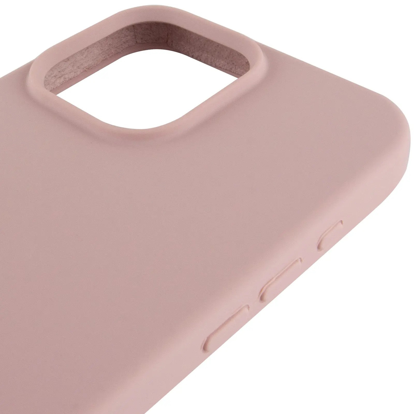 Чохол Silk Full Protective (AA) NO LOGO для Apple iPhone 16 Pro (6.3"), Рожевий / Pink Sand 3, Силікон