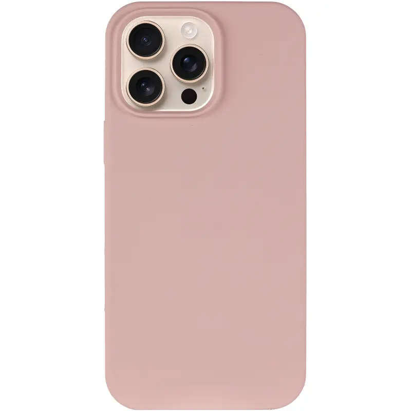 Чохол Silk Full Protective (AA) NO LOGO для Apple iPhone 16 Pro (6.3"), Рожевий / Pink Sand 5, Силікон