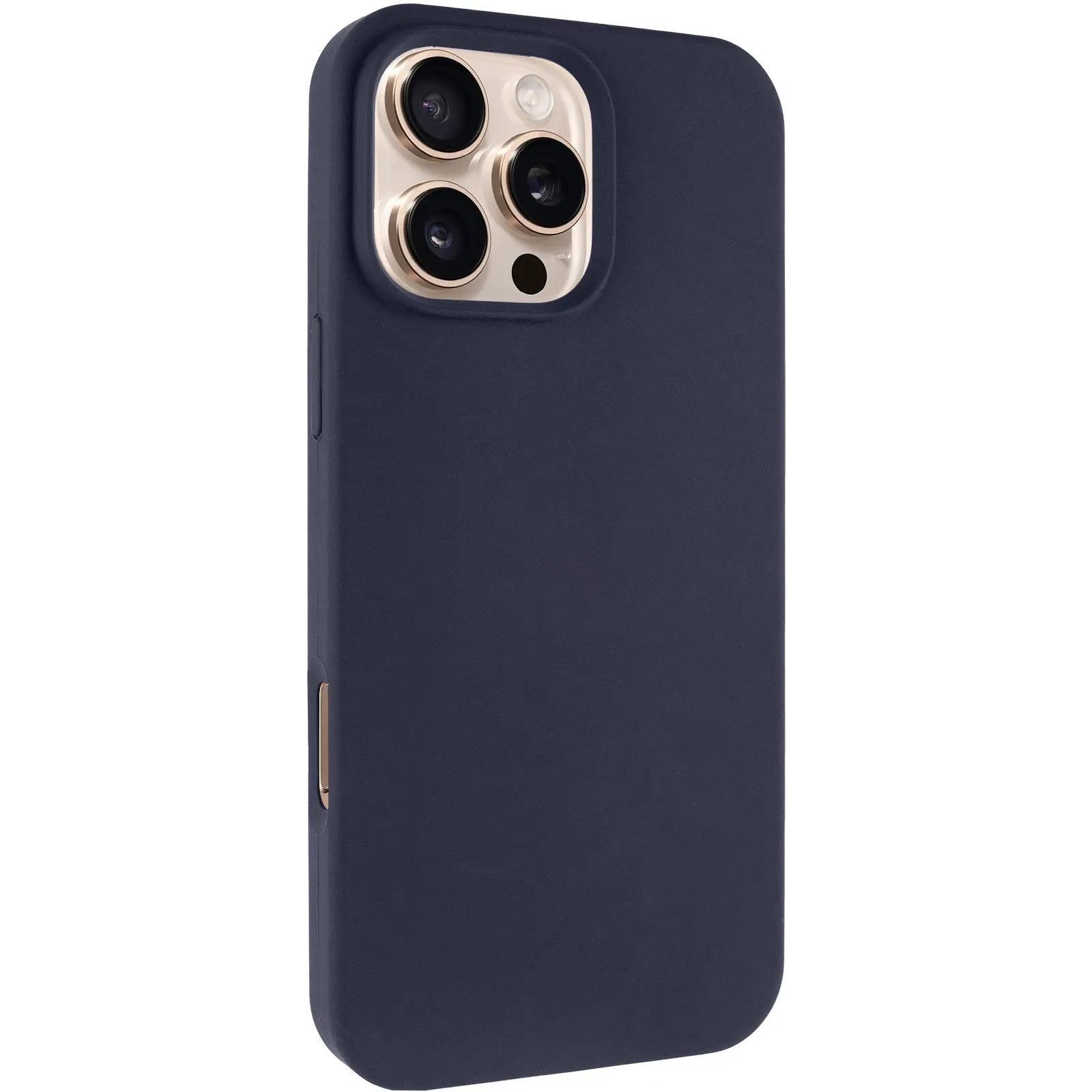 Чохол Silk Full Protective (AA) NO LOGO для Apple iPhone 16 Pro (6.3"), Темно-синій / Midnight blue, Силікон