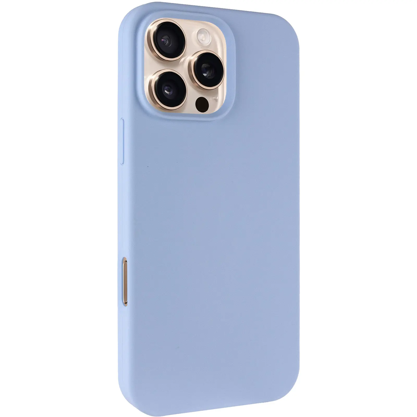 Чохол Silk Full Protective (AA) NO LOGO для Apple iPhone 16 Pro (6.3"), Блакитний / Lilac Blue, Силікон