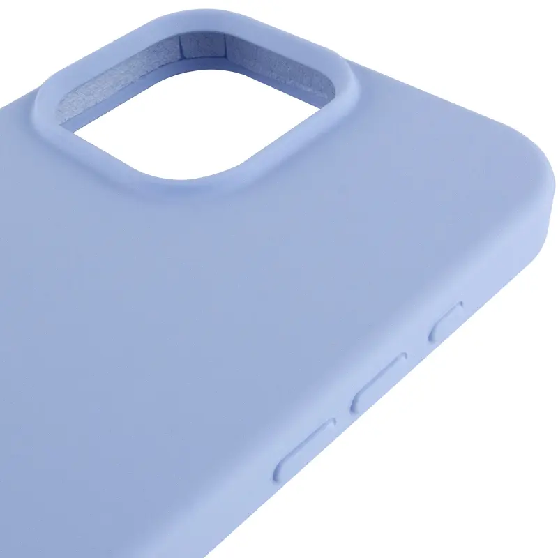 Чохол Silk Full Protective (AA) NO LOGO для Apple iPhone 16 Pro (6.3"), Блакитний / Lilac Blue 3, Силікон