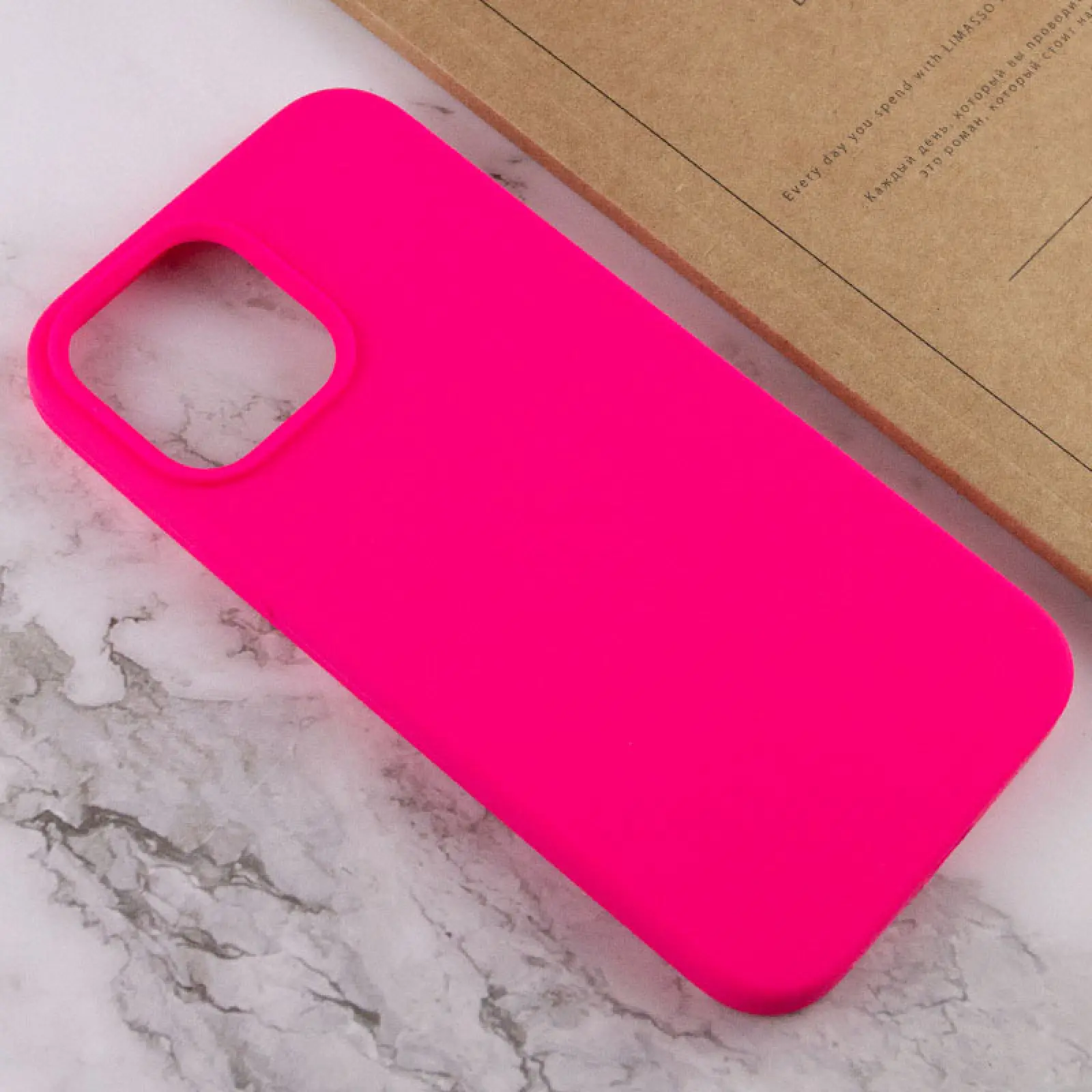 Чохол Silk Full Protective (AA) NO LOGO для Apple iPhone 16 Plus (6.7"), Рожевий / Barbie pink 1, Силікон