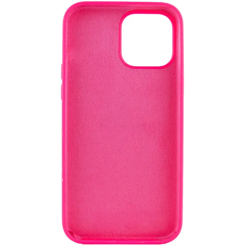 Чохол Silk Full Protective (AA) NO LOGO для Apple iPhone 16 Plus (6.7"), Рожевий / Barbie pink 2, Силікон