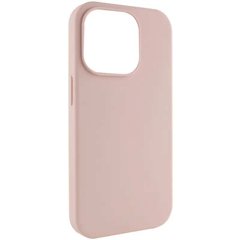 Чохол Silk Full Protective (AA) NO LOGO для Apple iPhone 16 Plus (6.7"), Рожевий / Pink Sand 1, Силікон