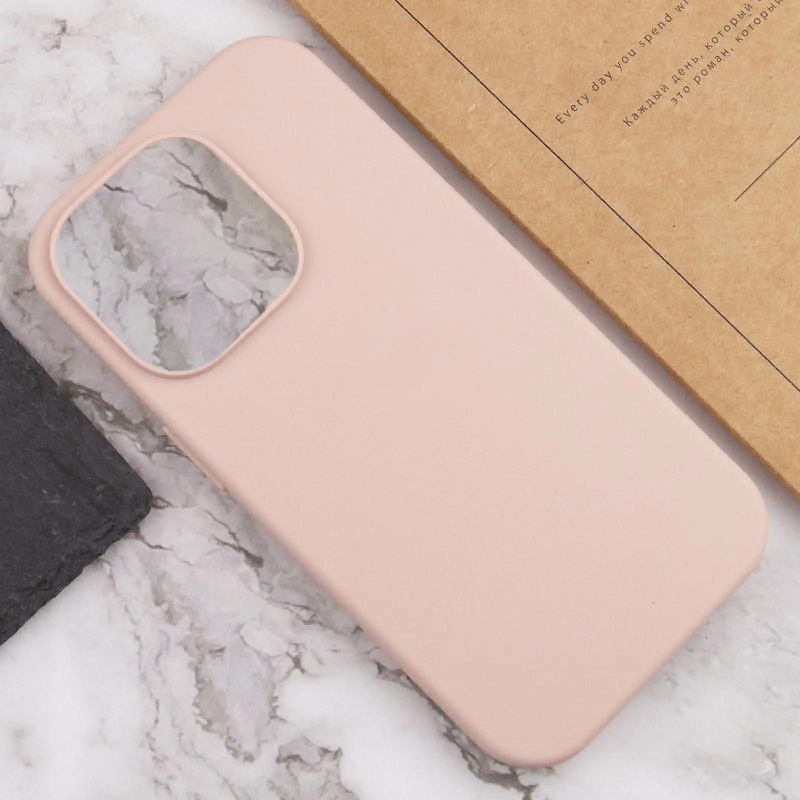 Чохол Silk Full Protective (AA) NO LOGO для Apple iPhone 16 Plus (6.7"), Рожевий / Pink Sand 4, Силікон