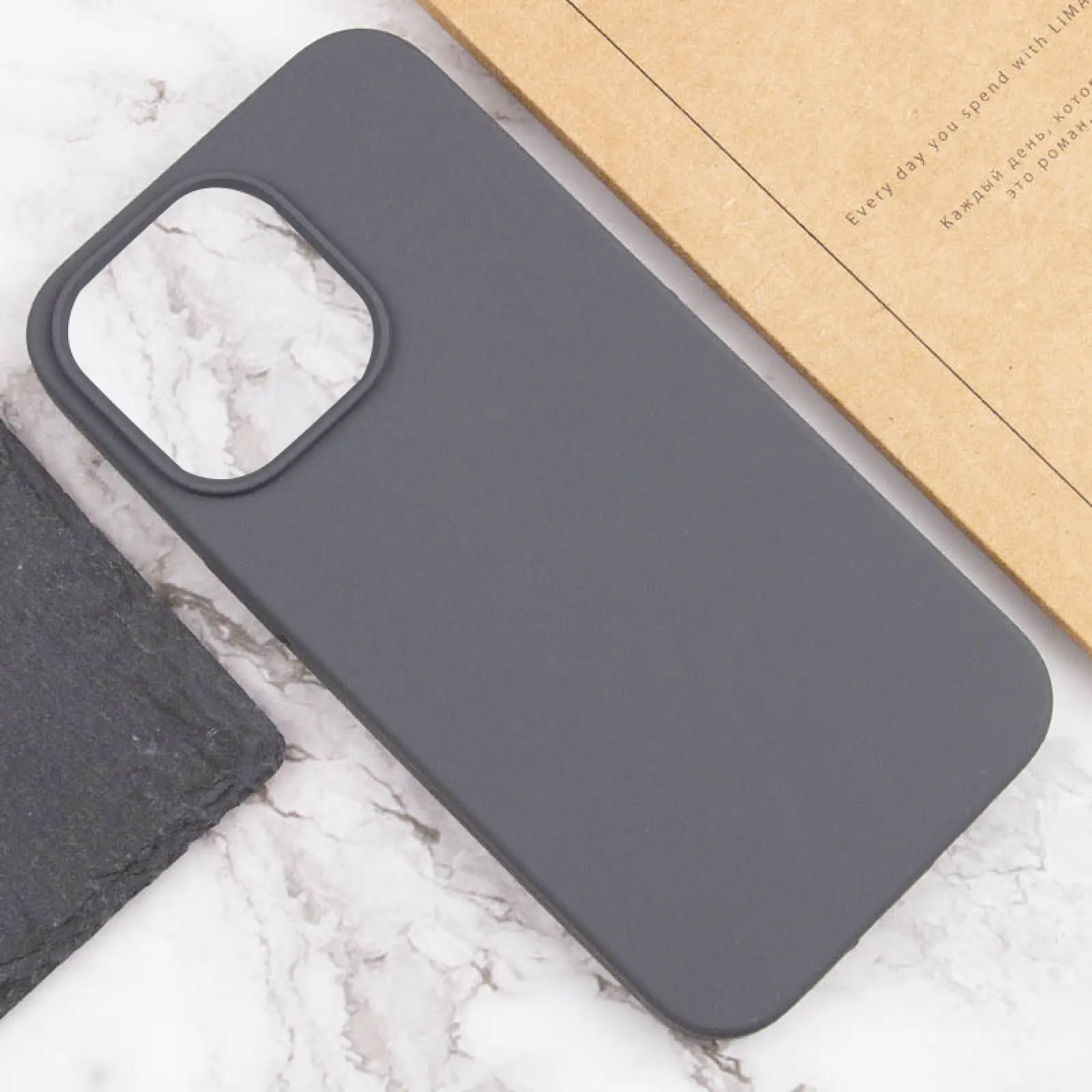Чохол Silk Full Protective (AA) NO LOGO для Apple iPhone 16 Plus (6.7"), Сірий / Dark Gray 1, Силікон