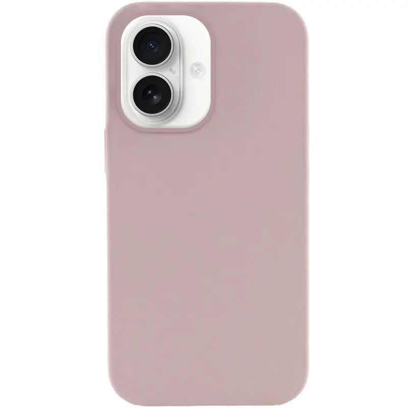Чохол Silk Full Protective (AA) NO LOGO для Apple iPhone 16 Plus (6.7"), Сірий / Lavender, Силікон