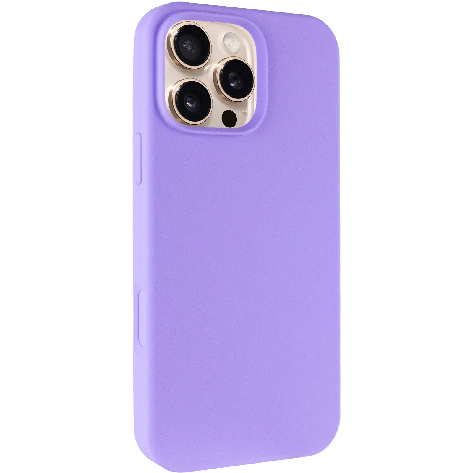 Чехол Silk Full Protective (AA) NO LOGO для Apple iPhone 16 Pro Max (6.9"), Сиреневый / Dasheen, Силикон
