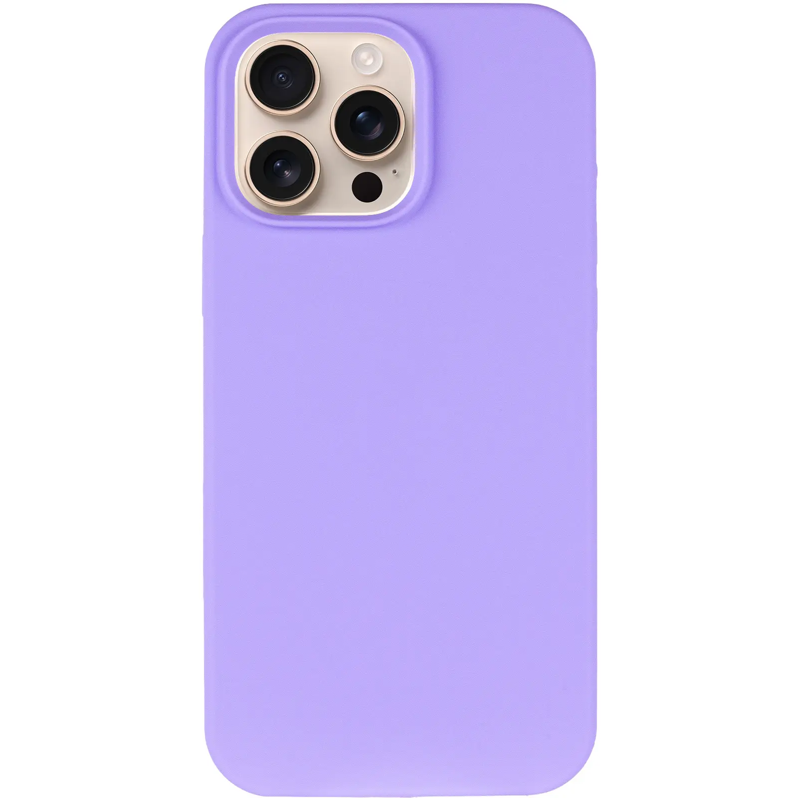 Чехол Silk Full Protective (AA) NO LOGO для Apple iPhone 16 Pro Max (6.9"), Сиреневый / Dasheen 1, Силикон