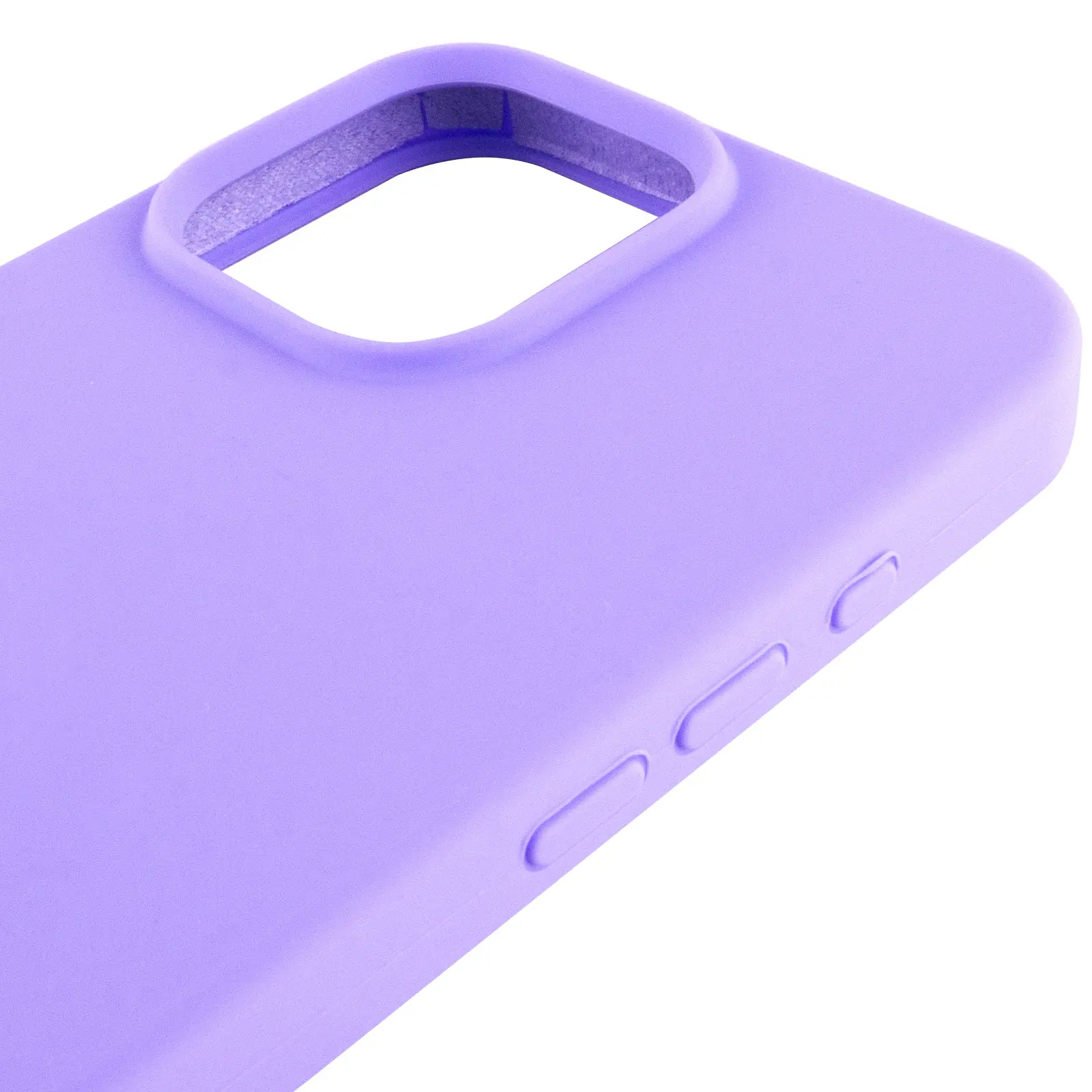 Чехол Silk Full Protective (AA) NO LOGO для Apple iPhone 16 Pro Max (6.9"), Сиреневый / Dasheen 3, Силикон