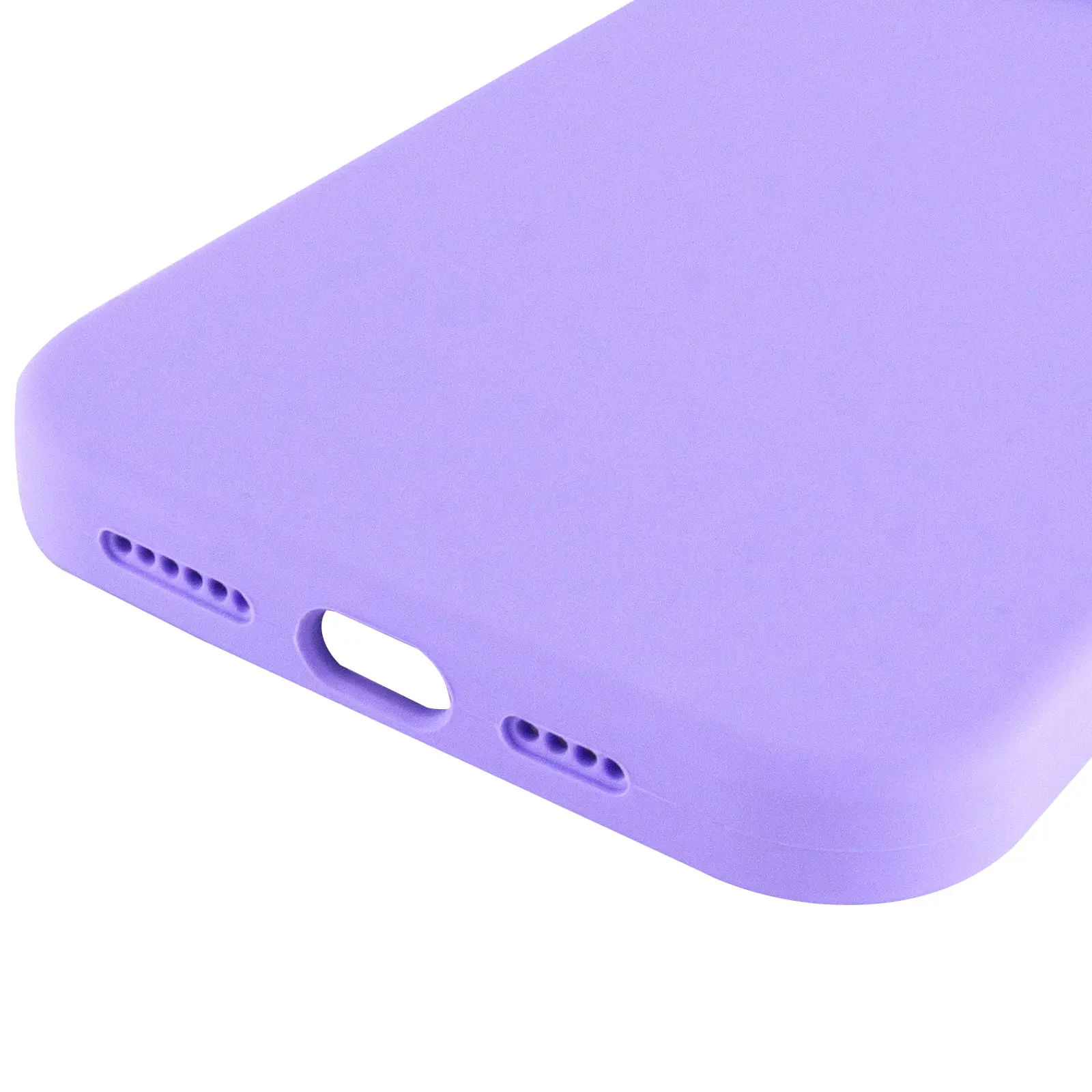 Чехол Silk Full Protective (AA) NO LOGO для Apple iPhone 16 Pro Max (6.9"), Сиреневый / Dasheen 4, Силикон