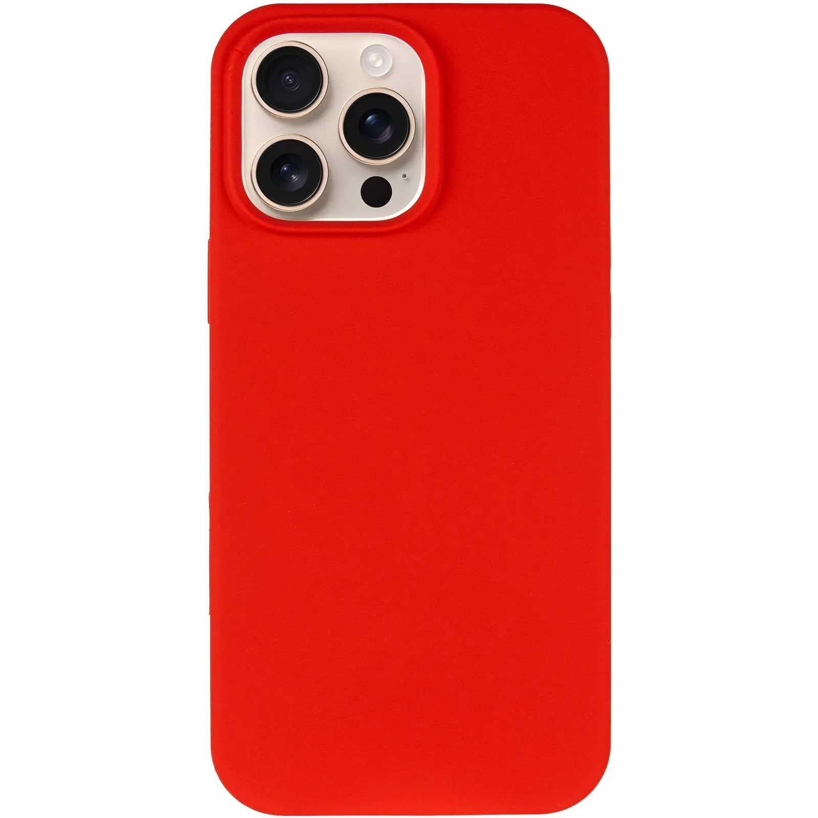 Чехол Silk Full Protective (AA) NO LOGO для Apple iPhone 16 Pro Max (6.9"), Красный / Red 1, Силикон