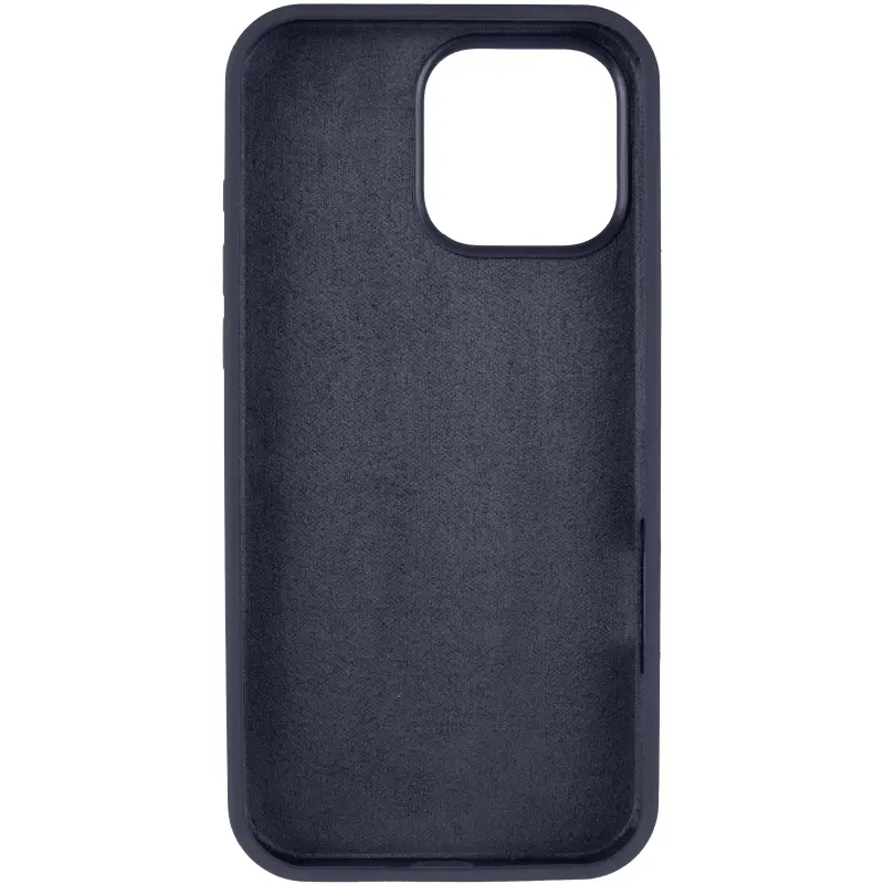 Чехол Silk Full Protective (AA) NO LOGO для Apple iPhone 16 Pro Max (6.9"), Темно-синий / Midnight blue 2, Силикон