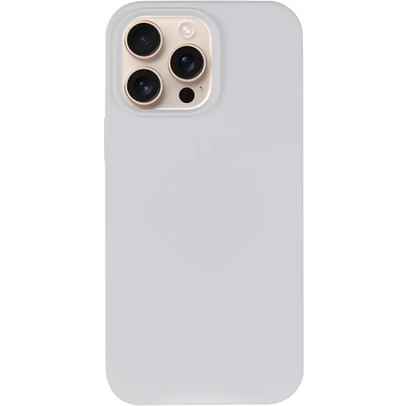 Чехол Silk Full Protective (AA) NO LOGO для Apple iPhone 16 Pro Max (6.9"), Белый / White 1, Силикон
