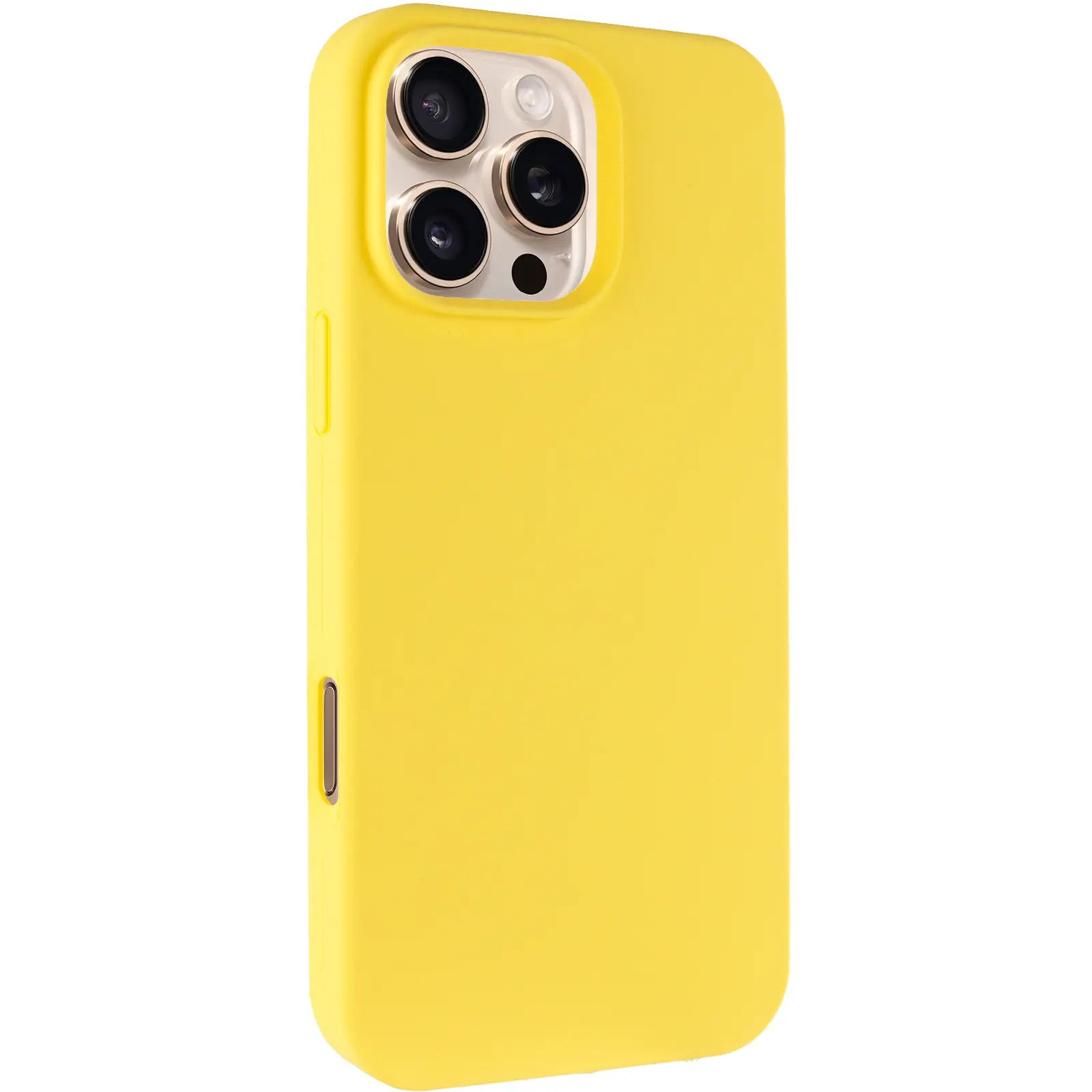 Чехол Silk Full Protective (AA) NO LOGO для Apple iPhone 16 Pro Max (6.9"), Желтый / Yellow, Силикон