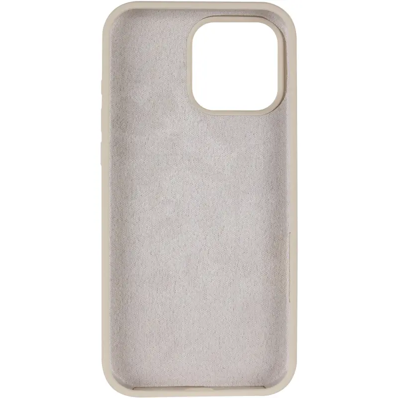 Чехол Silk Full Protective (AA) NO LOGO для Apple iPhone 16 Pro Max (6.9"), Бежевый / Antique White 2, Силикон