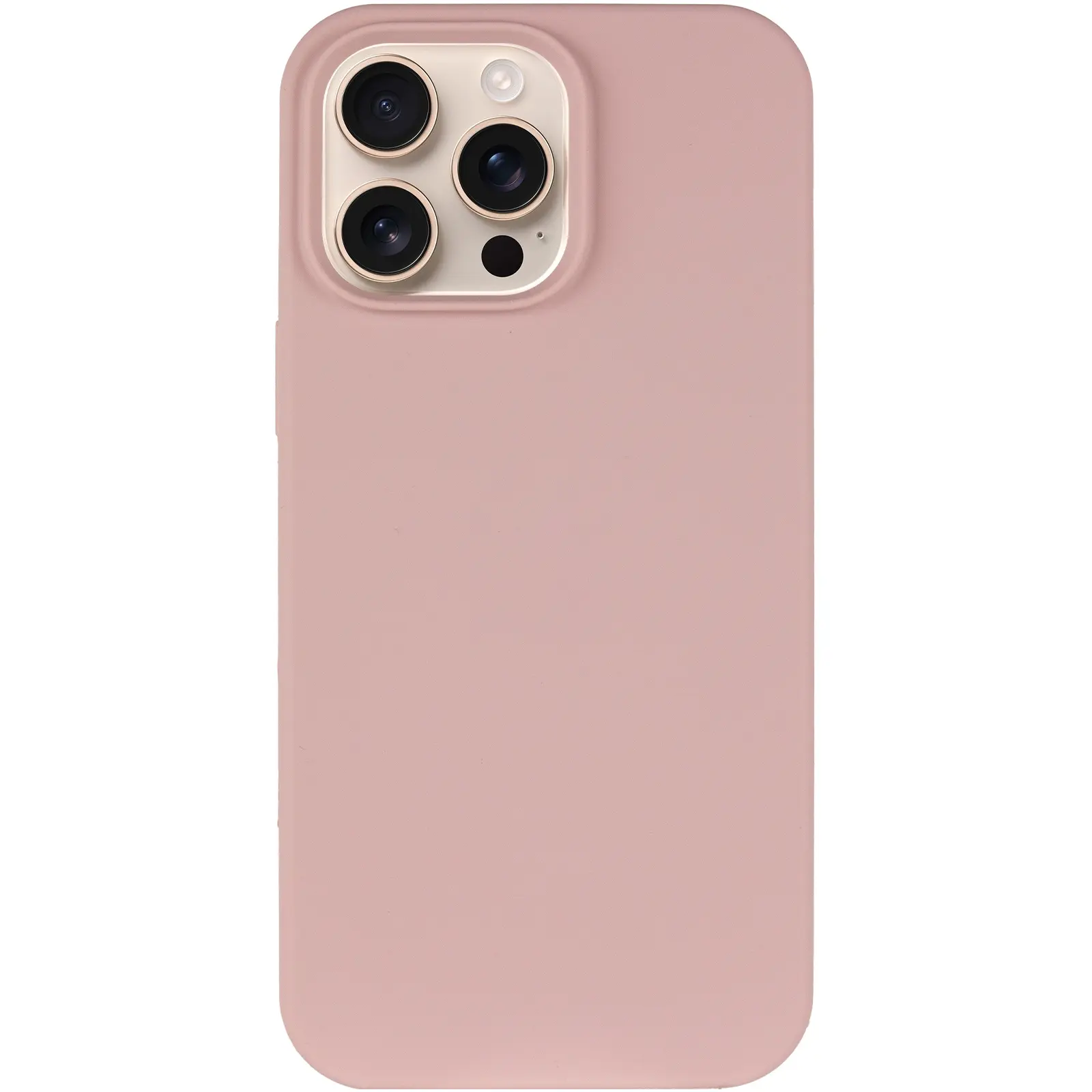 Чехол Silk Full Protective (AA) NO LOGO для Apple iPhone 16 Pro Max (6.9"), Розовый / Pink Sand 5, Силикон