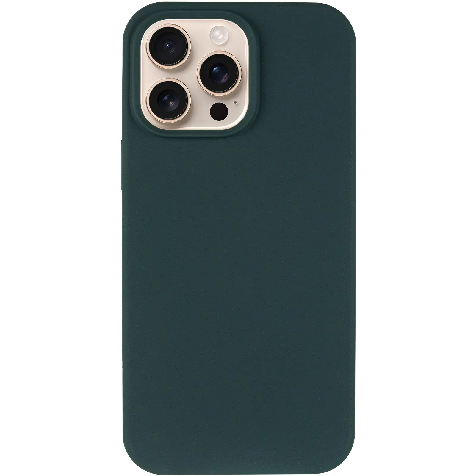 Чехол Silk Full Protective (AA) NO LOGO для Apple iPhone 16 Pro Max (6.9"), Зеленый / Forest green 1, Силикон