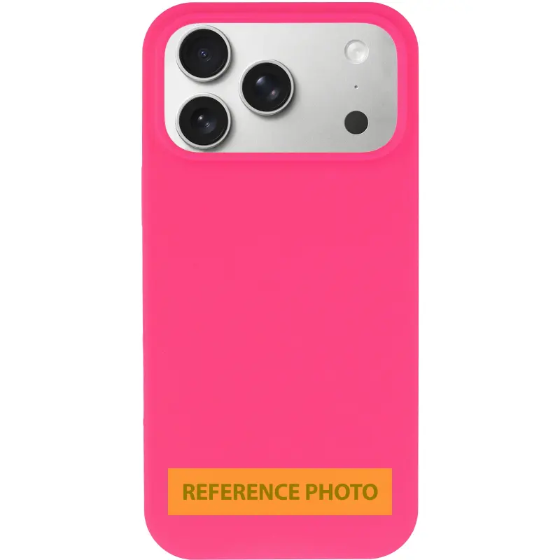 Чохол Silk Full Protective (AA) NO LOGO для Apple iPhone 17 Pro (6.3"), Рожевий / Barbie pink 1, Силікон