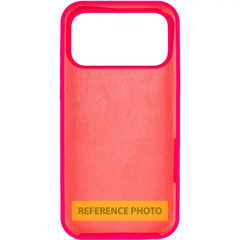 Чохол Silk Full Protective (AA) NO LOGO для Apple iPhone 17 Pro (6.3"), Рожевий / Barbie pink 2, Силікон