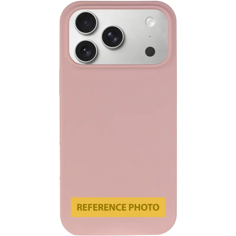 Чохол Silk Full Protective (AA) NO LOGO для Apple iPhone 17 Pro (6.3"), Рожевий / Pink Sand 1, Силікон