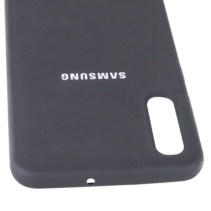 Etui Silicone Cover do Samsung Galaxy A50 (A505F) / A50s / A30s, Czarny / Black 5, TPU (termopoliuretan)