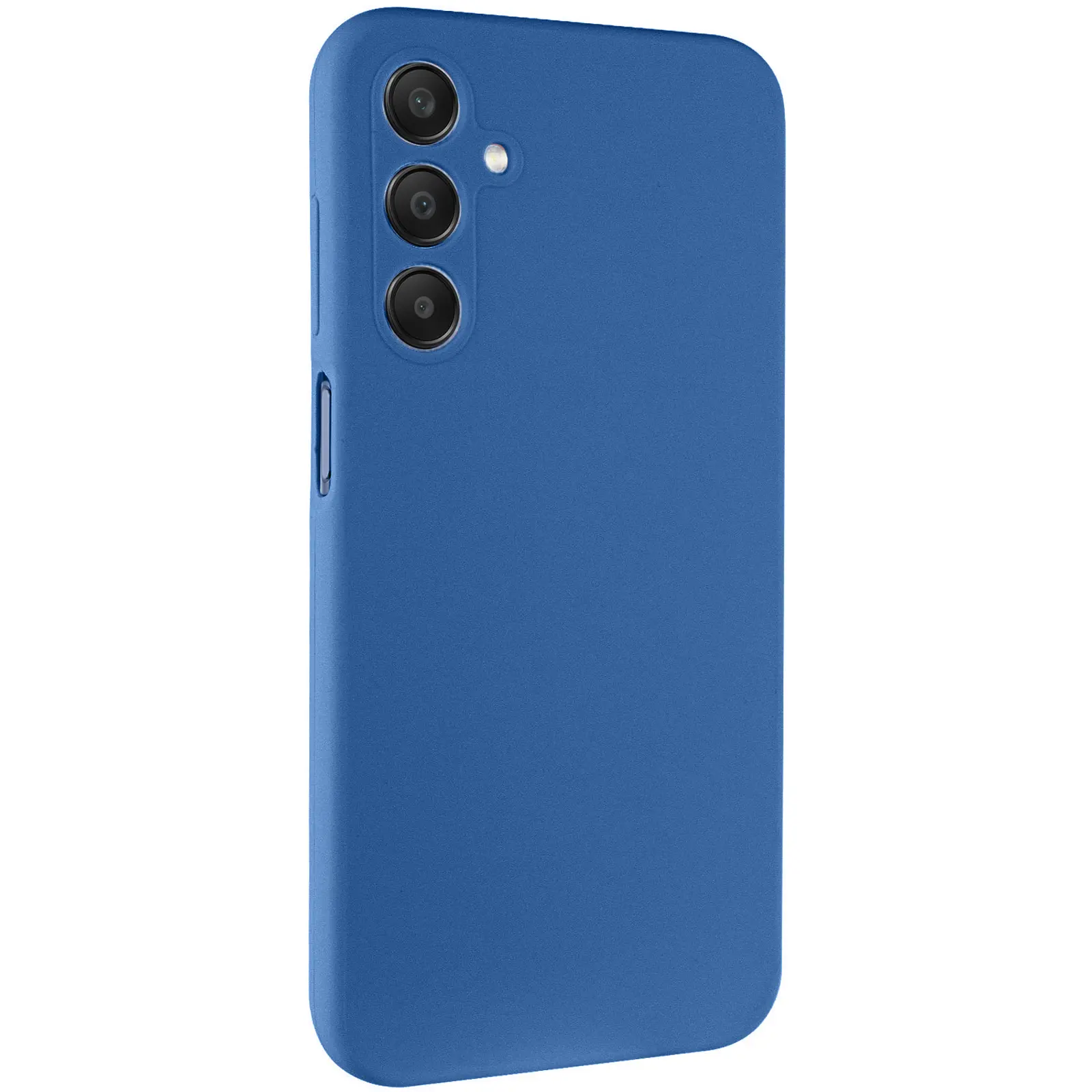 Etui Silicone Cover do Samsung Galaxy A12, Niebieski / Navy Blue, TPU (termopoliuretan)