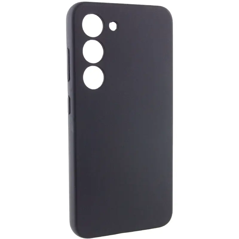 Etui Silicone Cover do Samsung Galaxy S21, Czarny / Black, TPU (termopoliuretan)