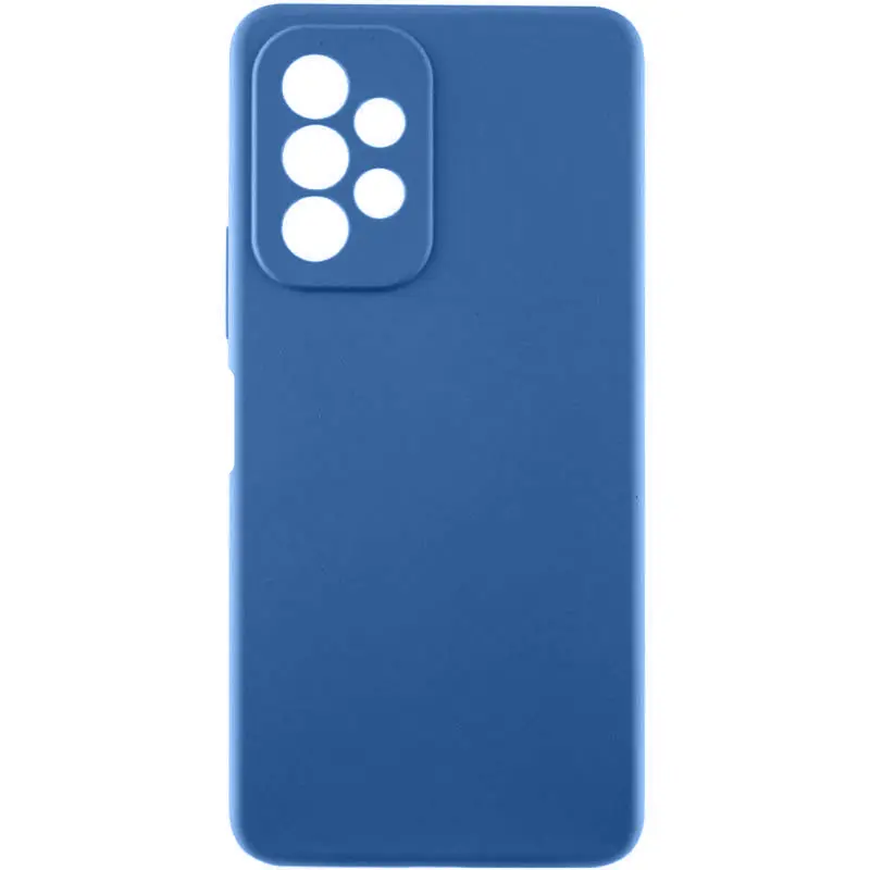 Etui Silicone Cover do Samsung Galaxy A32 4G, Niebieski / Navy Blue, TPU (termopoliuretan)