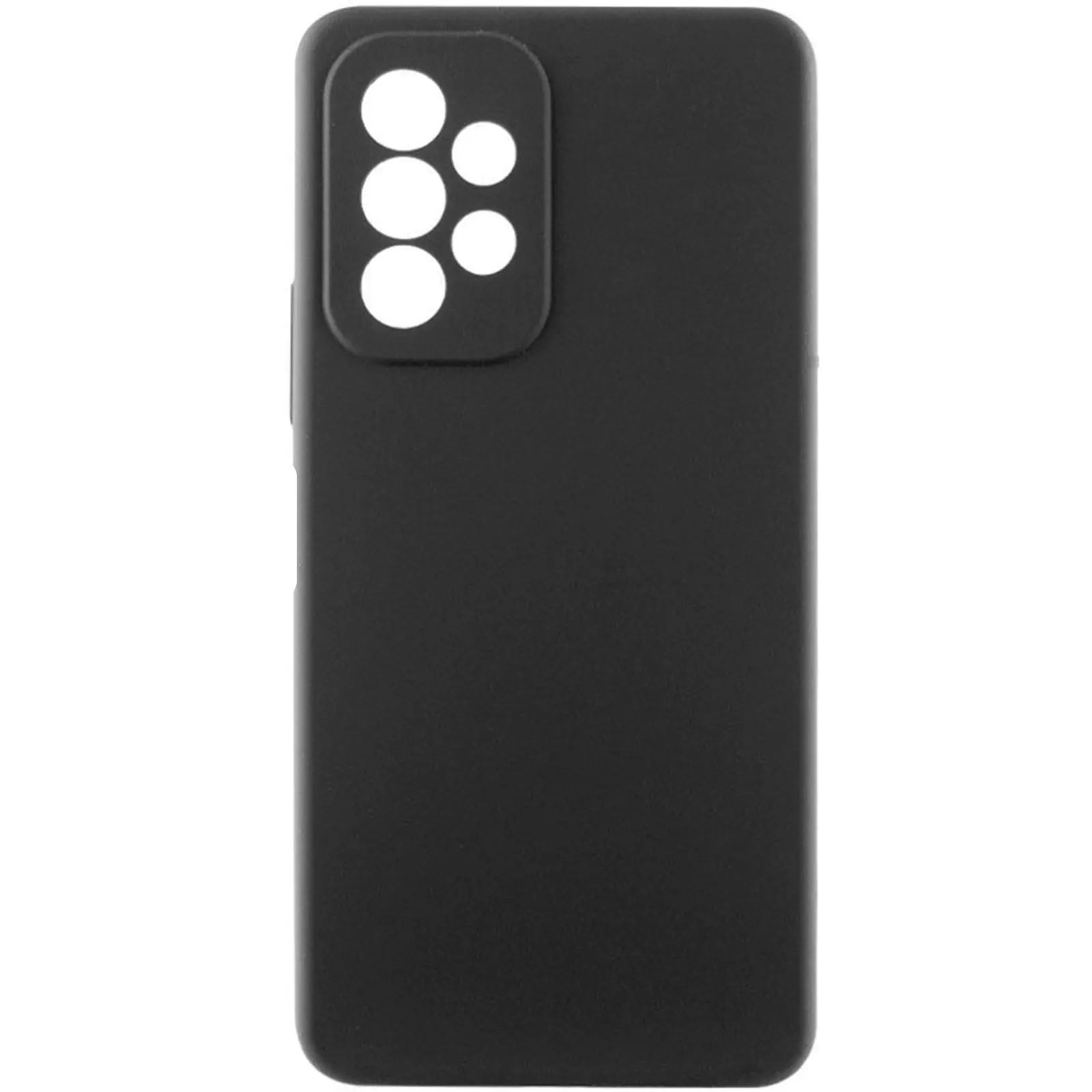 Etui Silicone Cover do Samsung Galaxy A32 4G, Czarny / Black, TPU (termopoliuretan)