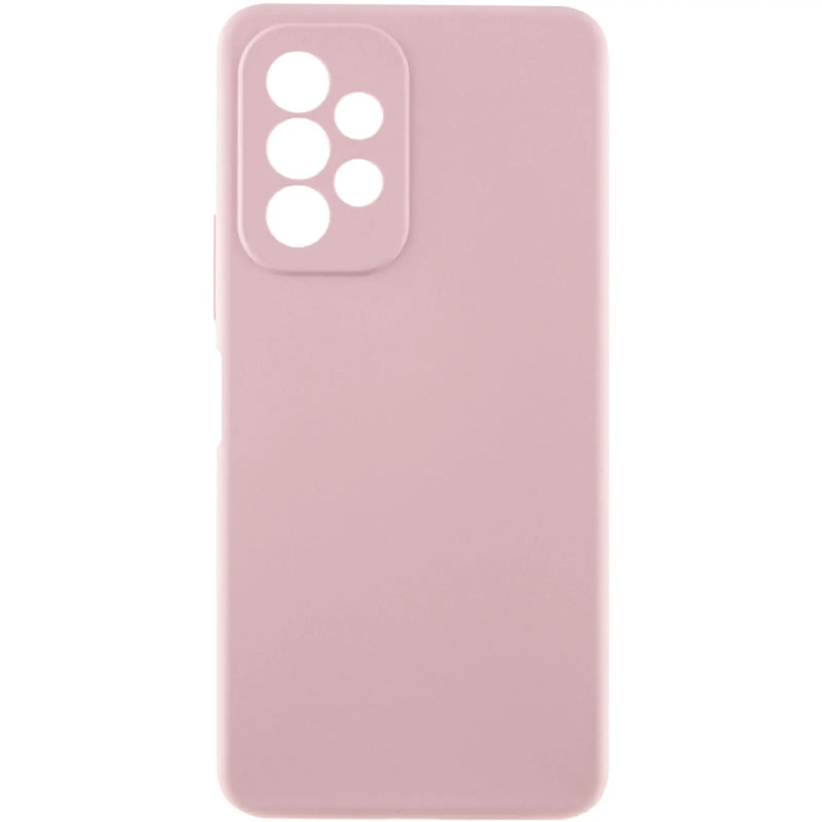 Etui Silicone Cover do Samsung Galaxy A52 4G / A52 5G / A52s, Różowy / Pink Sand, TPU (termopoliuretan)