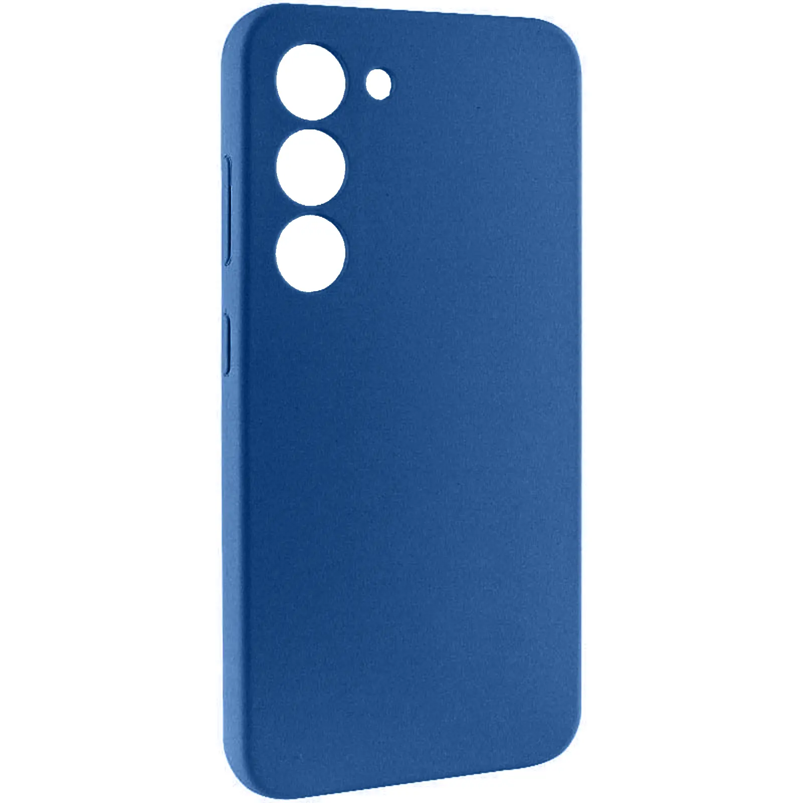 Etui Silicone Cover do Samsung Galaxy S21 FE, Niebieski / Navy Blue, TPU (termopoliuretan)
