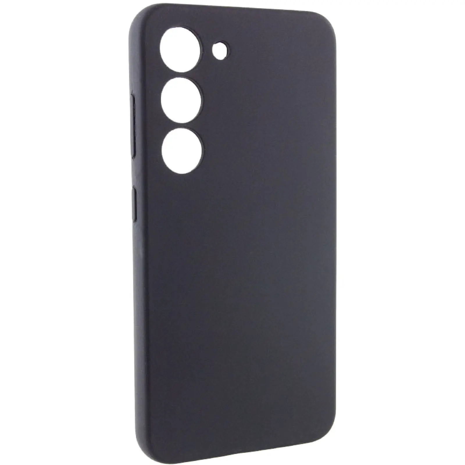 Etui Silicone Cover do Samsung Galaxy S23, Czarny / Black, TPU (termopoliuretan)