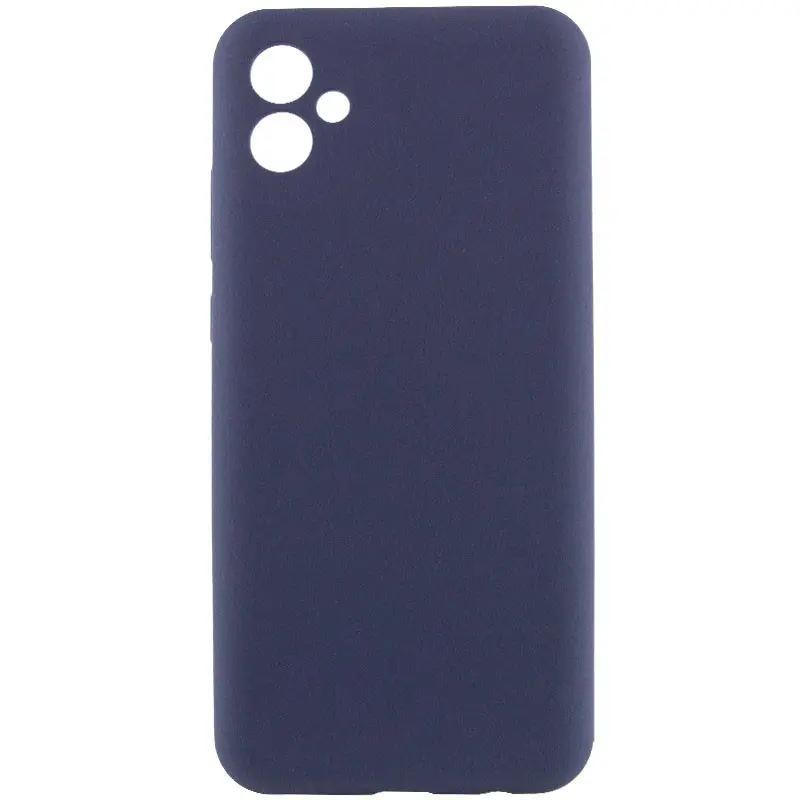 Etui Silicone Cover do Samsung Galaxy A08 / A07 4G, Ciemno-niebieski / Midnight blue 1, TPU (termopoliuretan)