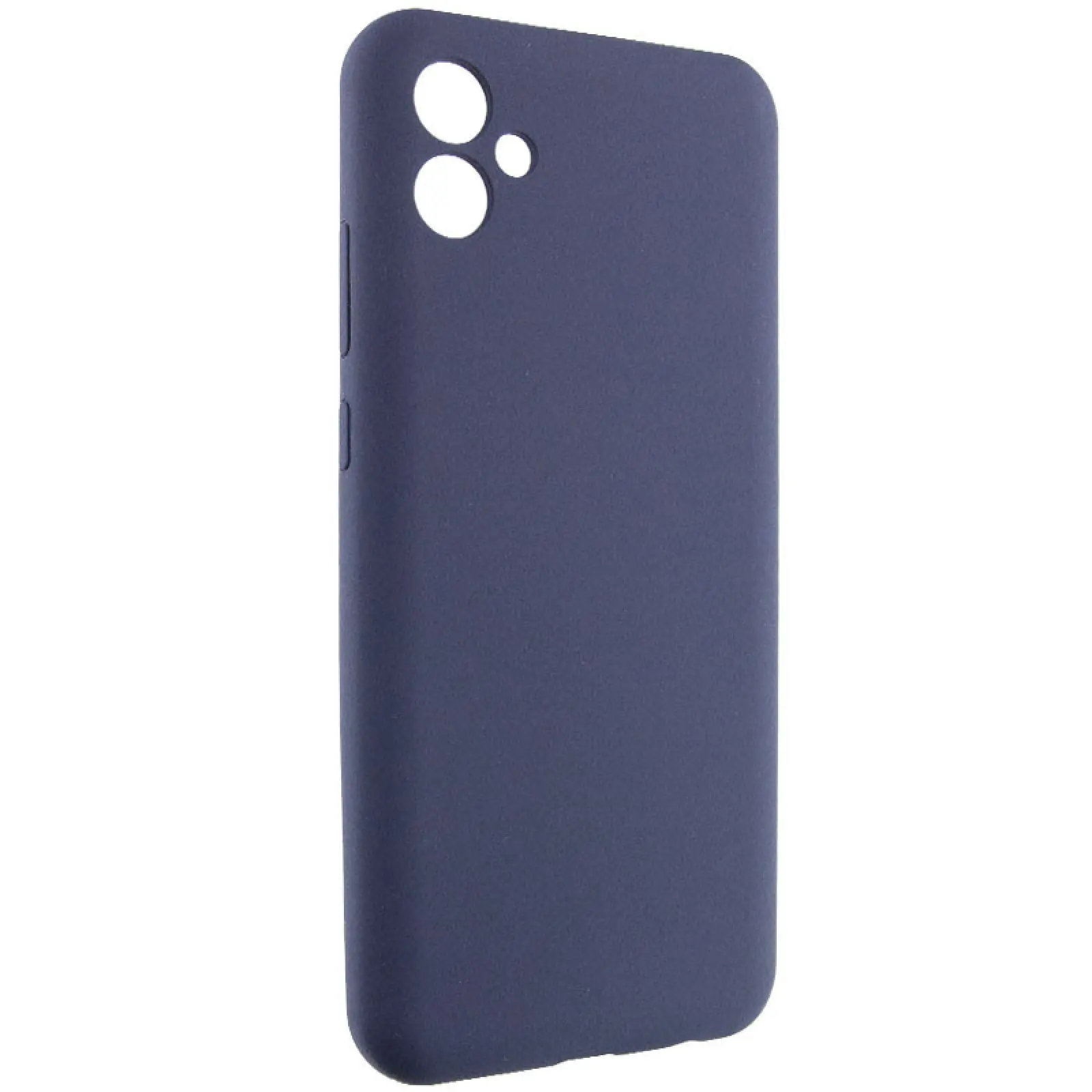 Etui Silicone Cover do Samsung Galaxy A08 / A07 4G, Ciemno-niebieski / Midnight blue, TPU (termopoliuretan)