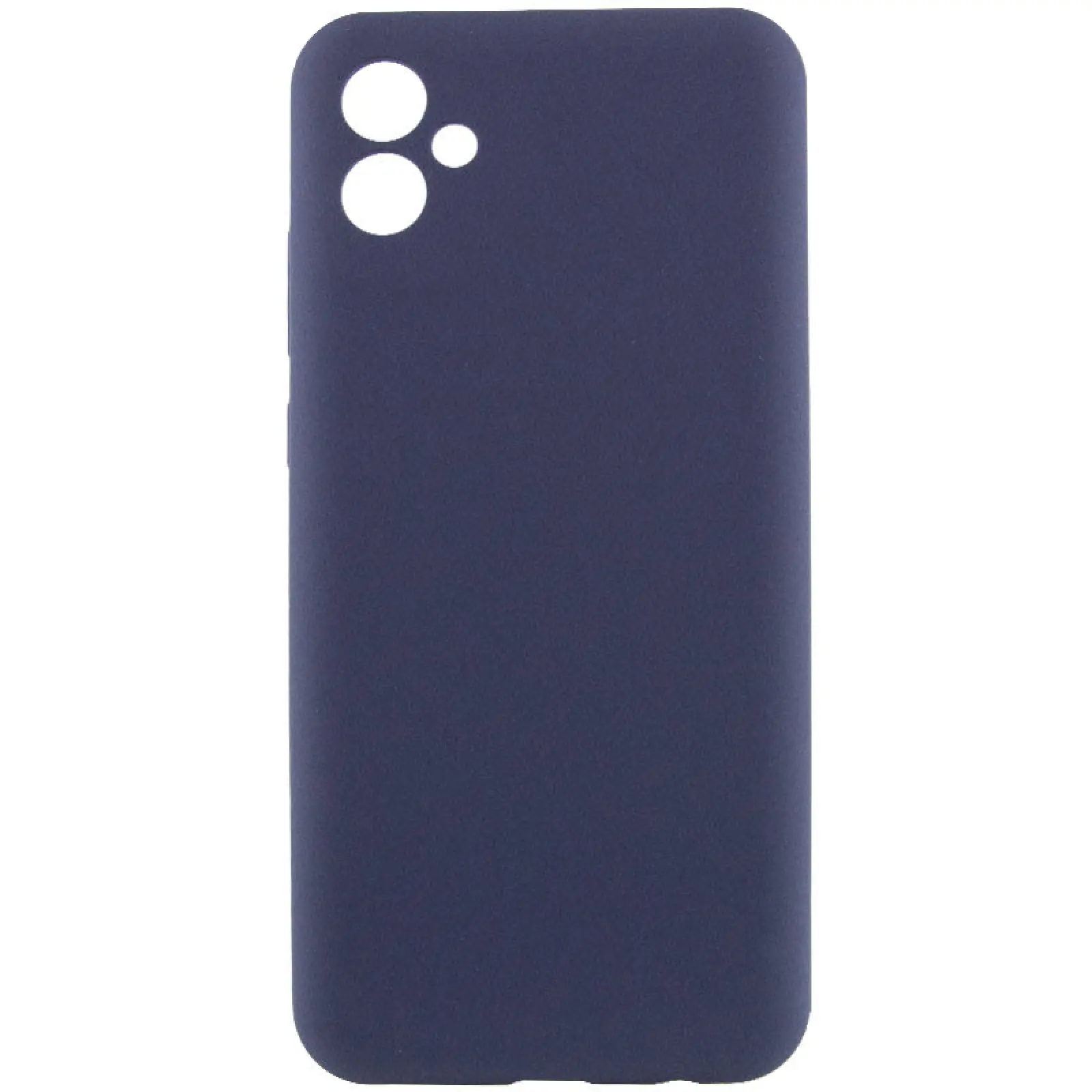 Etui Silicone Cover do Samsung Galaxy A08 / A07 4G, Ciemno-niebieski / Midnight blue 1, TPU (termopoliuretan)