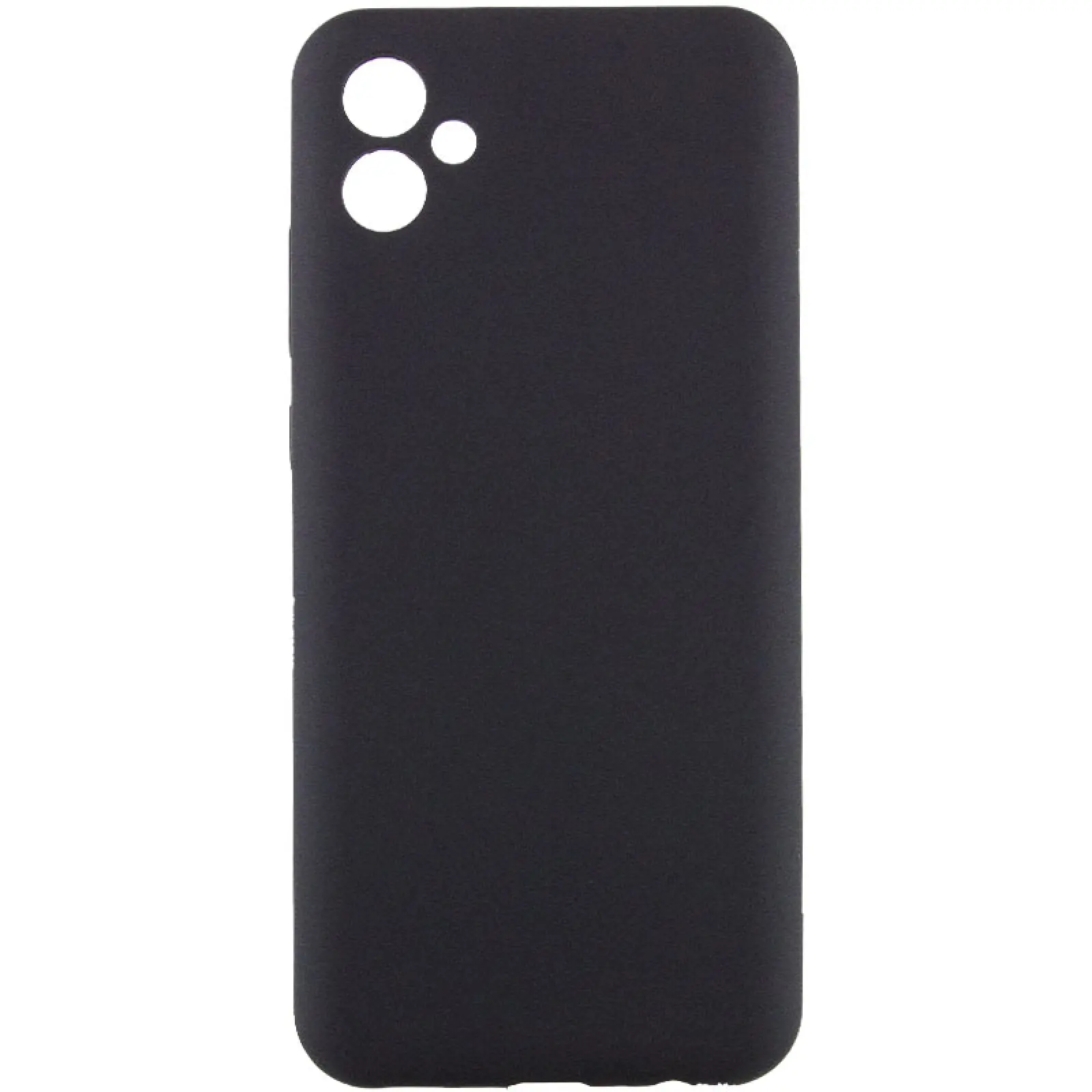 Etui Silicone Cover do Samsung Galaxy A08 / A07 4G, Czarny / Black 1, TPU (termopoliuretan)