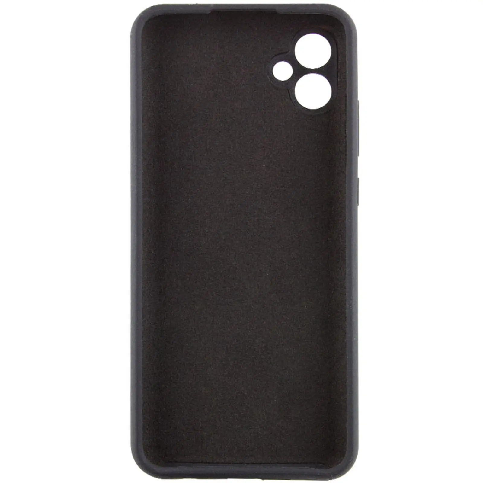 Etui Silicone Cover do Samsung Galaxy A08 / A07 4G, Czarny / Black 2, TPU (termopoliuretan)