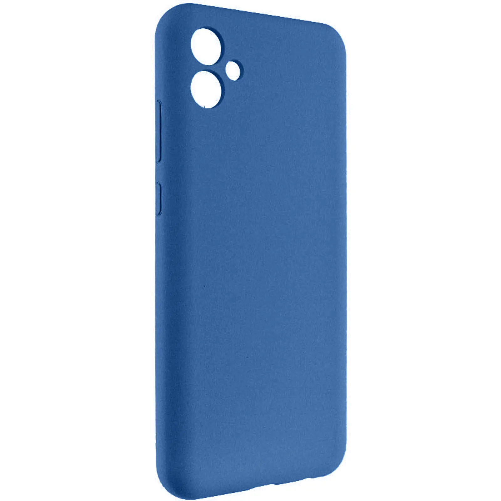 Etui Silicone Cover do Samsung Galaxy A08 / A07 4G, Niebieski / Navy Blue, TPU (termopoliuretan)