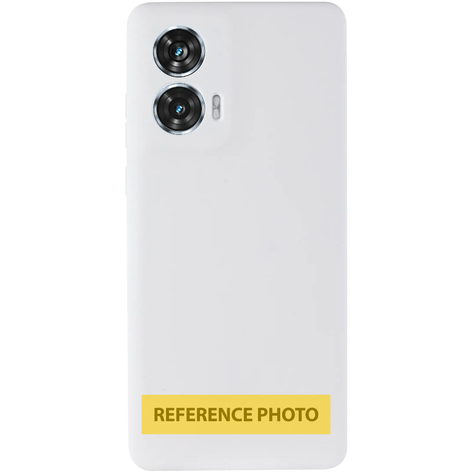 Чохол Silicone Cover (AA) для Motorola Edge 60 / 60 Fusion, Білий / White 1, TPU (термополіуретан)