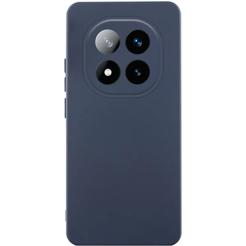 Etui Silicone Cover do Xiaomi Redmi Note 15 Pro 5G, Ciemno-niebieski / Midnight blue, TPU (termopoliuretan)