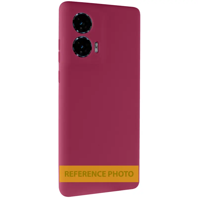 Etui Silicone Cover do Motorola Moto G06, Bordeaux / Marsala, TPU (termopoliuretan)