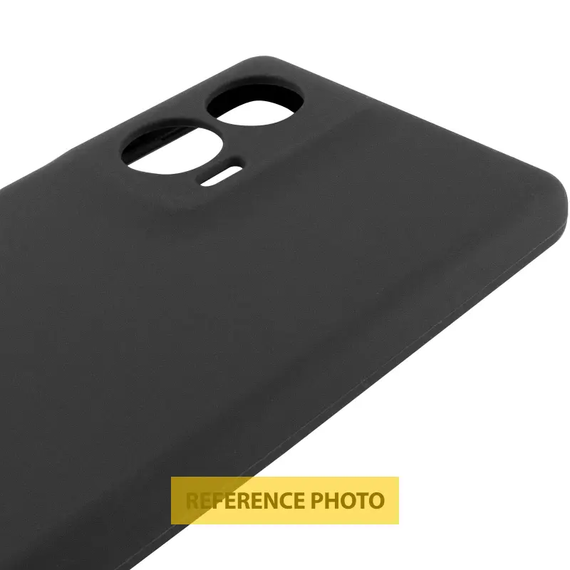 Etui Silicone Cover do Motorola Moto G06, Czarny / Black 3, TPU (termopoliuretan)