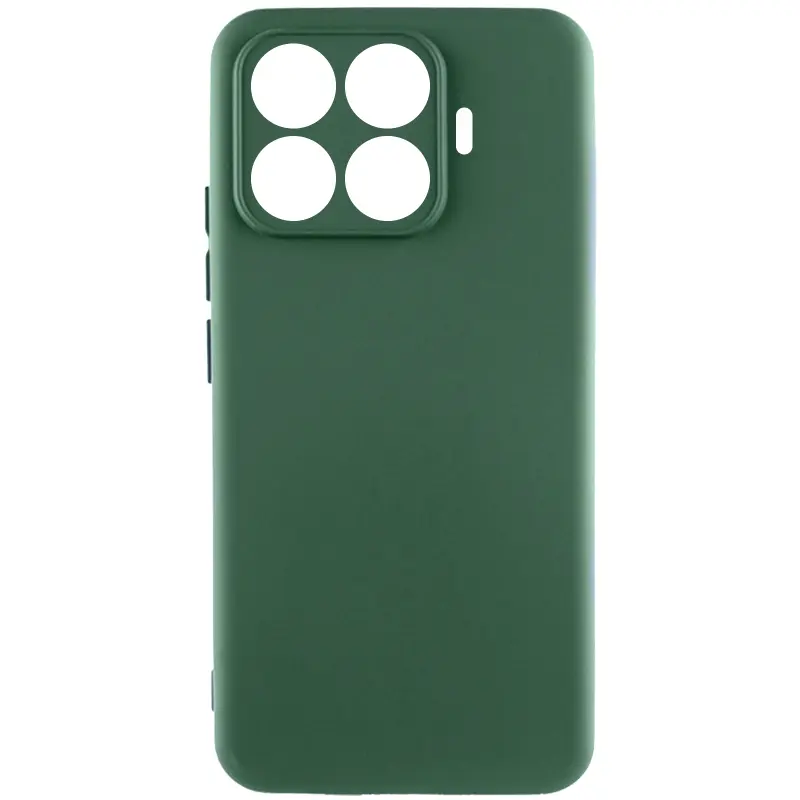 Чохол Silicone Cover (AA) для Xiaomi 15T Pro, Зелений / Dark green, TPU (термополіуретан)